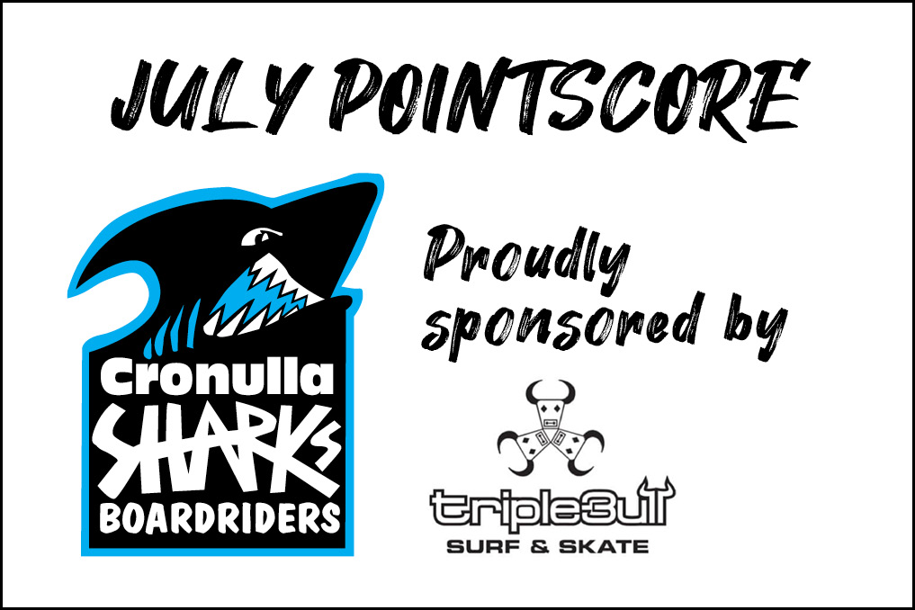 Cronulla Sharks Boardriders July Pointscore