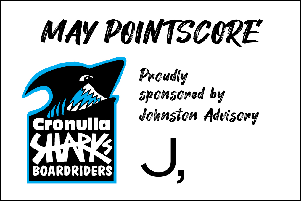 Cronulla Sharks Boardriders May Pointscore 2024